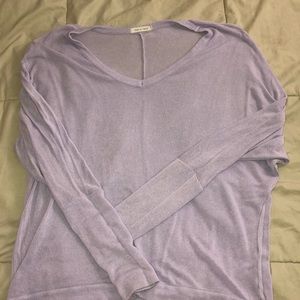 Flowy purple long sleeve
